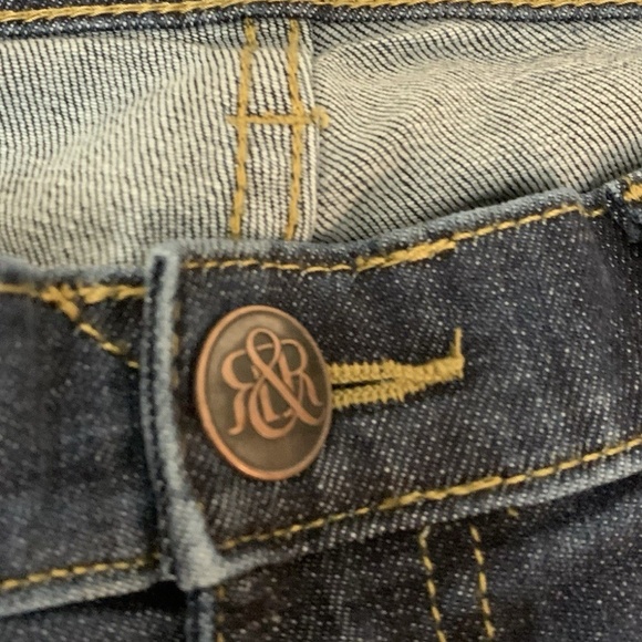 Rock & Republic jeans Jeans Women's 8 dark wash studded Sadie Straight Leg VTG - Picture 9 of 14